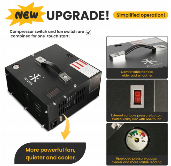 PCP Compressor 300Bar Tuxing TXES061 Потужне та надійне рішення - Зображення 6