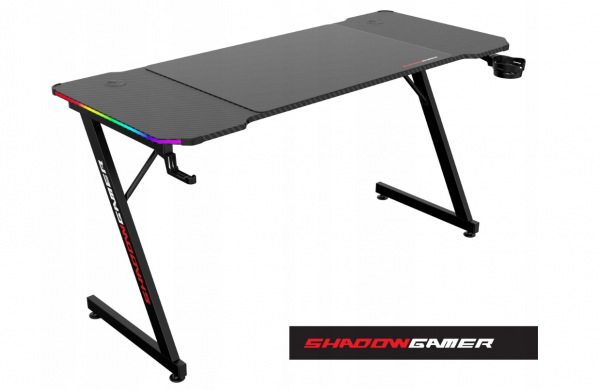 Ігровий стіл Shadow Gamer 140 x 60 см RGB LED - Зображення 3