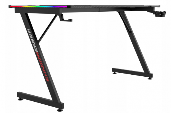 Ігровий стіл Shadow Gamer 140 x 60 см RGB LED - Зображення 4