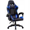 STAZER Coliber Black-Blue Ігрове Крісло з Яскравим Контрастом та Ергономічною Спинкою