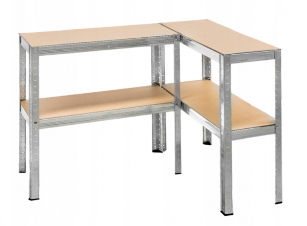 Складський Стелаж Mega-M 180x90x40 см Металевий Міцний для Великих Навантажень - Зображення 2