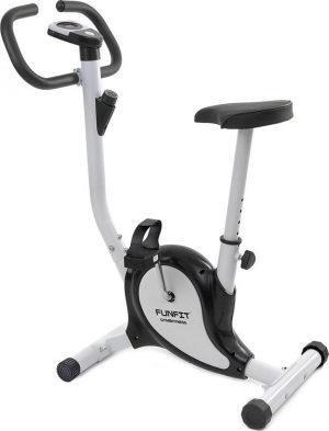 Механічний велотренажер для домашніх тренувань Funfit F01 білий