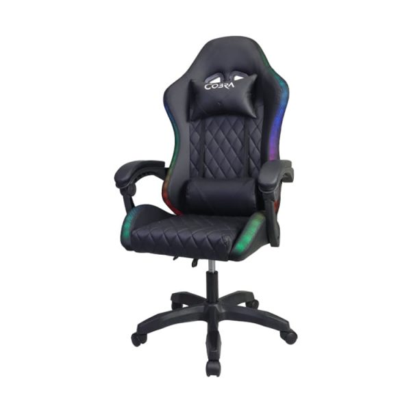 Ігрове Крісло WS8152 Black з RGB Підсвіткою та Вбудованими Динаміками - Зображення 9