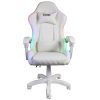 Ігрове Крісло WS8153 White з RGB Підсвіткою та Bluetooth Колонками