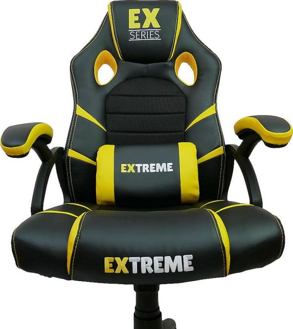 Геймерське Ігрове крісло Zenga Extreme EX жовте - Зображення 4