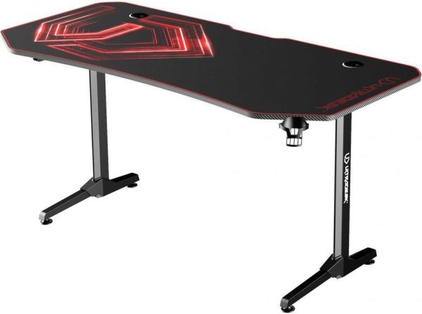 Ігровий комп'ютерний стіл ULTRADESK FRAG Xxl Red 160x75 см - Зображення 6