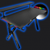 Геймерський Стіл CRF4010RGB Чорний з Яскравою LED-Підсвіткою