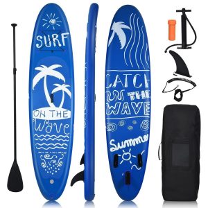 SUP Дошка Costway SP37090-M 305см з Веслом для Збалансованого Руху та Комфортного Катання