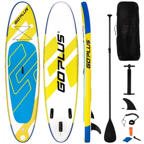 SUP Дошка Costway SP37342 335см з Веслом — Стійкість і Комфорт для Насиченого Відпочинку