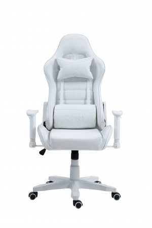 Геймерське Крісло Cobra Rebel CR207 White Стильне для Максимального Комфорту