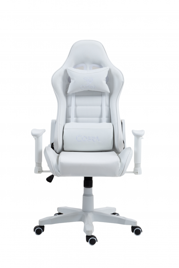 Геймерське Крісло Cobra Rebel CR207 White Стильне для Максимального Комфорту