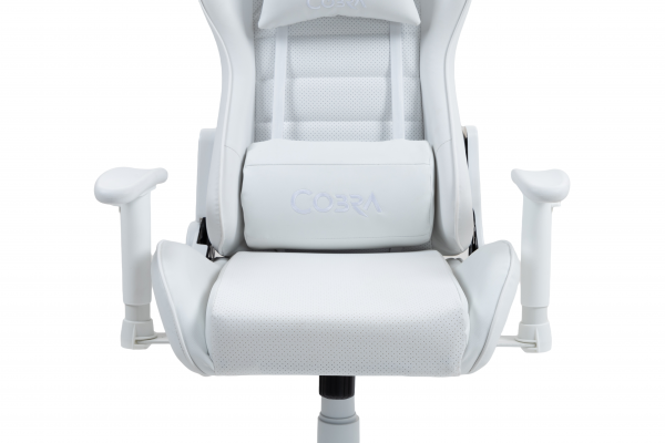 Геймерське Крісло Cobra Rebel CR207 White Стильне для Максимального Комфорту - Зображення 3