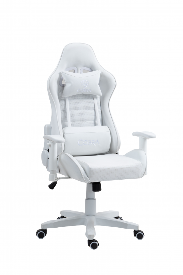 Геймерське Крісло Cobra Rebel CR207 White Стильне для Максимального Комфорту - Зображення 5