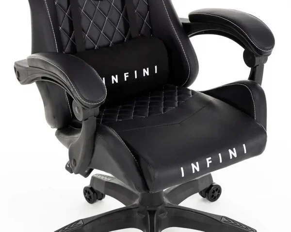 Геймерське Чорне ігрове крісло Infini Five - Зображення 5