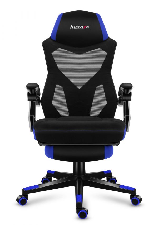 Стильне Крісло Huzaro COMBAT 3.0 Blue з Підтримкою Спини для Профі - Зображення 2