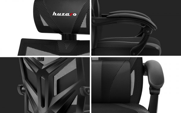 Геймерське Ігрове крісло HUZARO COMBAT 5.0 Black - Зображення 9