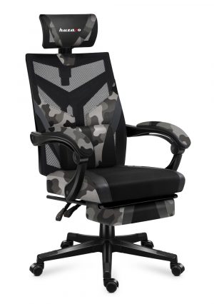 Надійне Ігрове Крісло Huzaro Combat 5.0 Camo у Стильному Камуфляжі для Активного Геймінгу