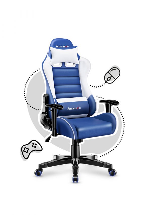 Ігрове Крісло дитяче для геймерів HUZARO RANGER 6.0 Blue for Gamers