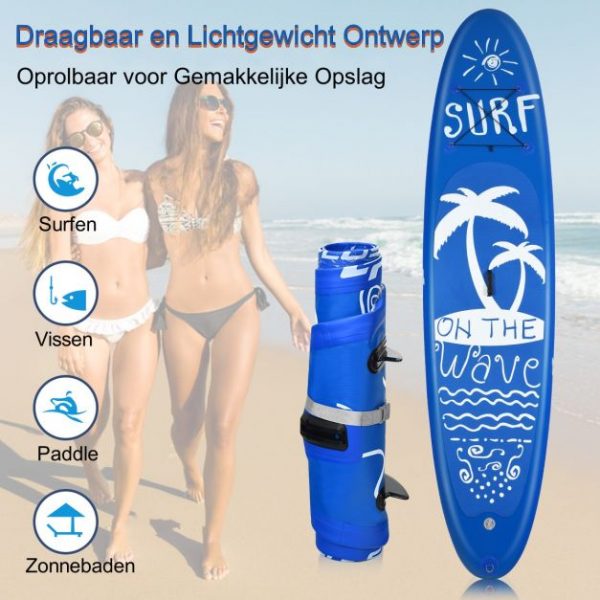 Дошка для SUP Costway SP37090 335 см : Плавність, швидкість та комфорт на кожному русі - Зображення 6