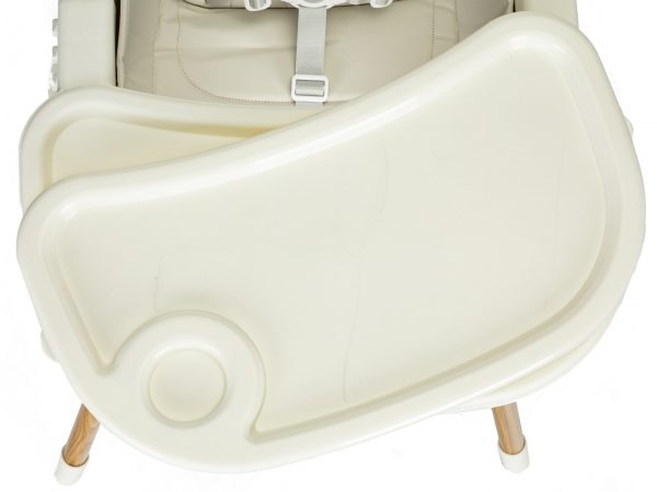 Стільчик для годування ECOTOYS 2в1 HA-004 бежевий Комфорт і універсальність для щасливих моментів з малюком - Зображення 7
