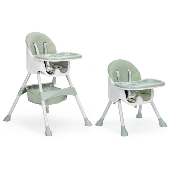 Стільчик ECOTOYS HC-823 2в1 з 5-Точковими Ременями та Ергономічним Сидінням для Безпечного Годування - Зображення 4