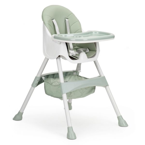 Стільчик ECOTOYS HC-823 2в1 з 5-Точковими Ременями та Ергономічним Сидінням для Безпечного Годування - Зображення 2