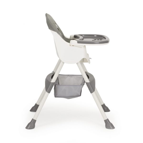 Стільчик для годування 2 в 1 з 5-точковими ременями ECOTOYS, сірий HC-823 Комфорт і практичність для кожного етапу росту вашої дитини - Зображення 3