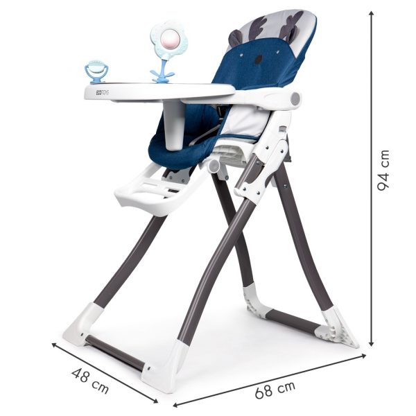Стільчик для годування ECOTOYS HC301-1904-Стильний дизайн та функціональність - Зображення 5