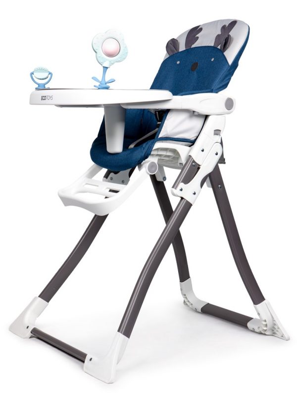 Стільчик для годування ECOTOYS HC301-1904-Стильний дизайн та функціональність - Зображення 3
