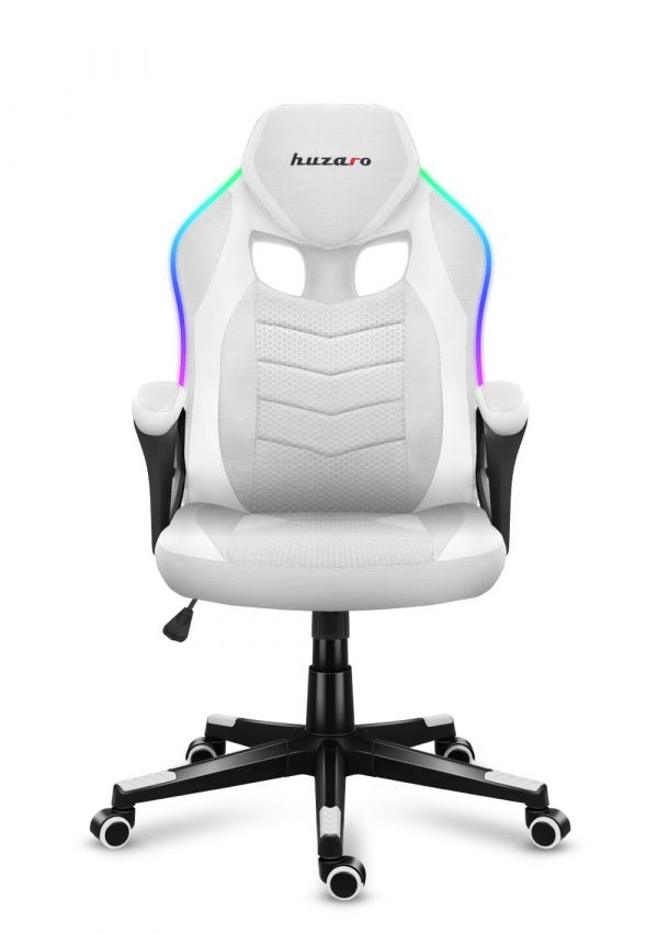 Геймерське Ігрове крісло Huzaro Force 2.5 RGB White Mesh - Зображення 4