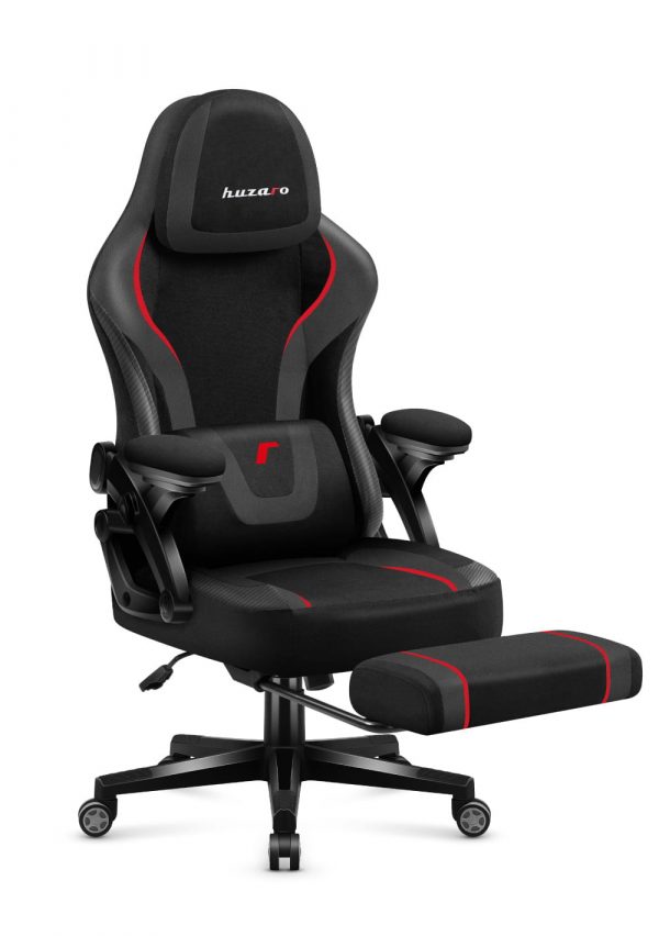 Ігрове Крісло Huzaro Force 4.6 Carbon у Вугільному Стилі для Справжніх Геймерів - Зображення 3