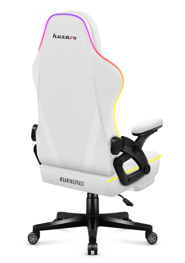 Геймерське Ігрове крісло Huzaro Force 4.6 White RGB Smart - Зображення 2