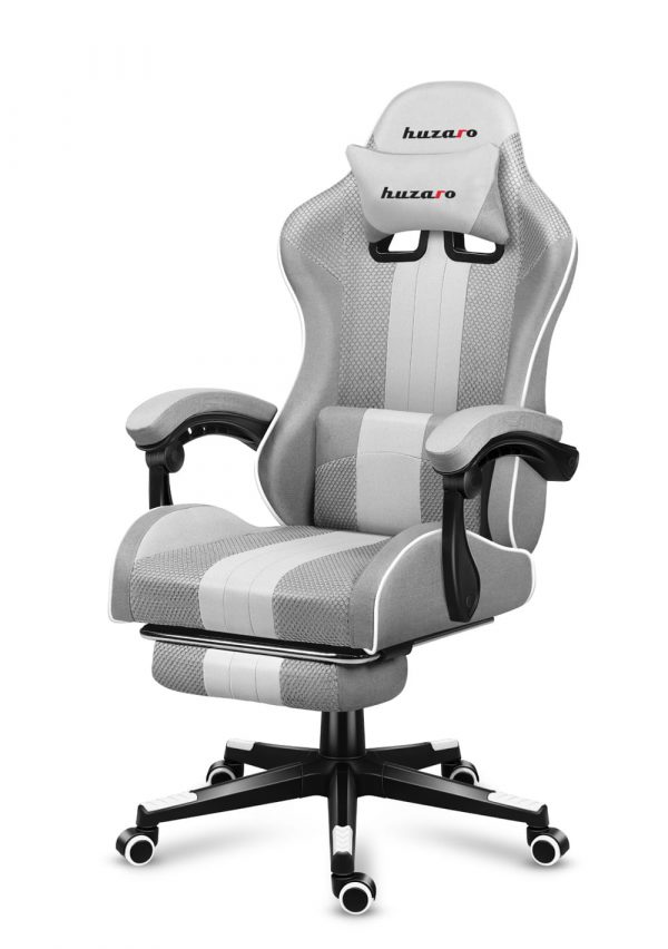 Геймерське Ігрове крісло HUZARO Force 4.7 White Mesh - Зображення 3
