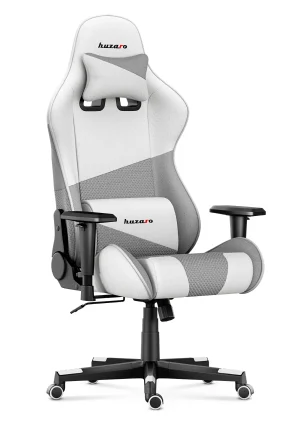 Біле Сітчасте Ігрове Крісло Huzaro Force 6.2 White Mesh для Максимального Комфорту