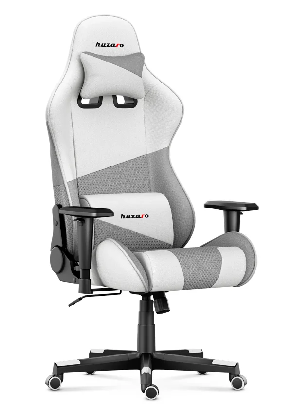 Геймерське Ігрове крісло HUZARO FORCE 6.2 White Mesh