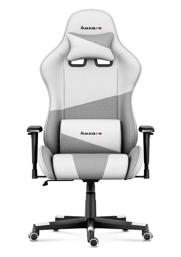 Геймерське Ігрове крісло HUZARO FORCE 6.2 White Mesh - Зображення 4