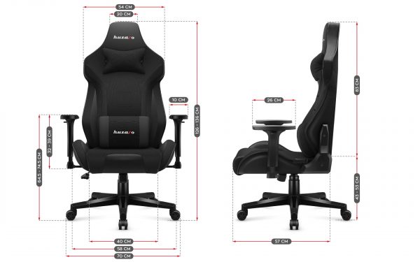 Геймерське Ігрове крісло HUZARO FORCE 7.6 Black - Зображення 6
