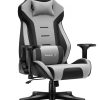 Сіре Ігрове Крісло Huzaro Force 7.6 Grey із Посиленою Ергономікою для Довготривалого Геймінгу