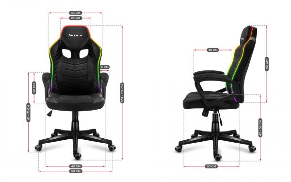 Геймерське Ігрове крісло Huzaro Force 2.5 RGB - Зображення 7