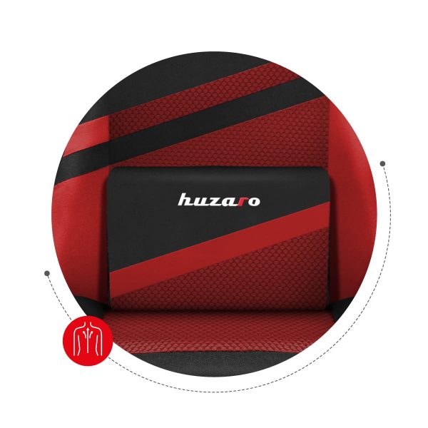 Геймерське Ігрове крісло HUZARO FORCE 4.4 Red Mesh - Зображення 6