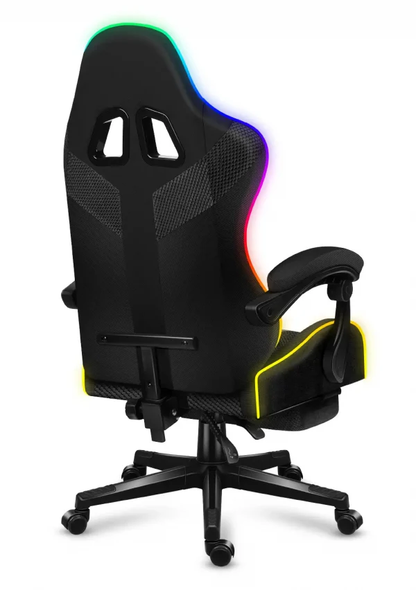 Геймерське Крісло HUZARO Force 4.7 RGB Mesh з Вентиляцією та RGB Підсвіткою - Зображення 3