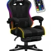 Геймерське Крісло HUZARO Force 4.7 RGB Mesh з Вентиляцією та RGB Підсвіткою