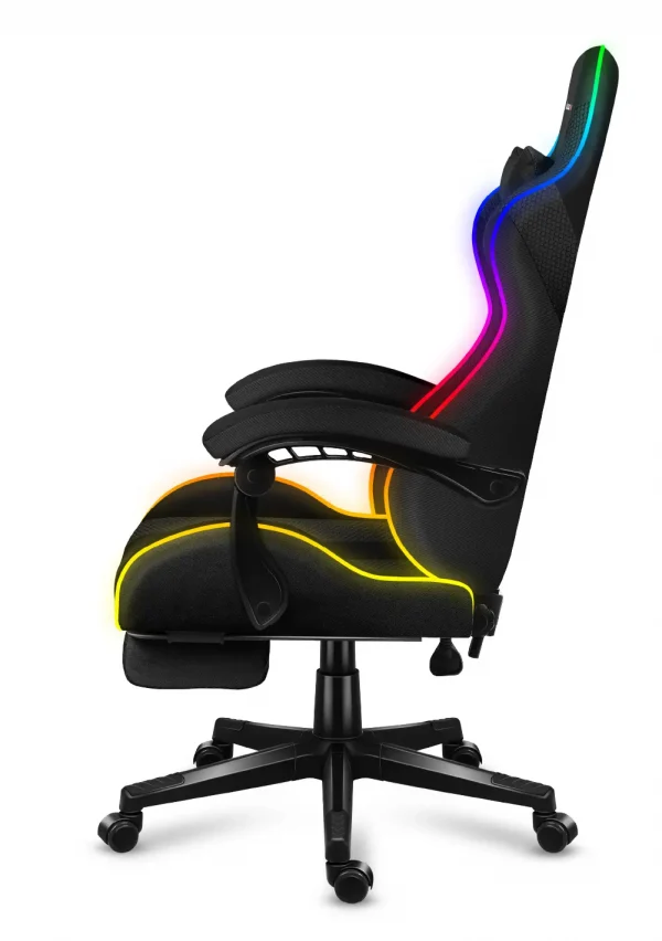 Геймерське Крісло HUZARO Force 4.7 RGB Mesh з Вентиляцією та RGB Підсвіткою - Зображення 6
