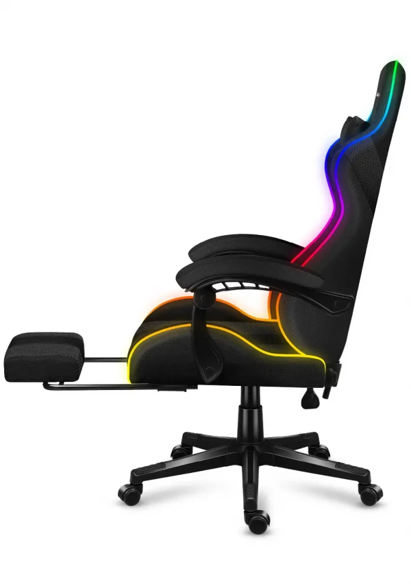 Геймерське Крісло HUZARO Force 4.7 RGB Mesh з Вентиляцією та RGB Підсвіткою - Зображення 7