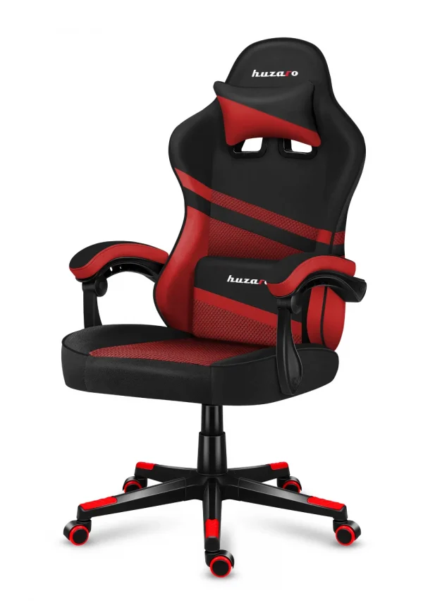 Геймерське Ігрове крісло HUZARO FORCE 4.4 Red Mesh - Зображення 4