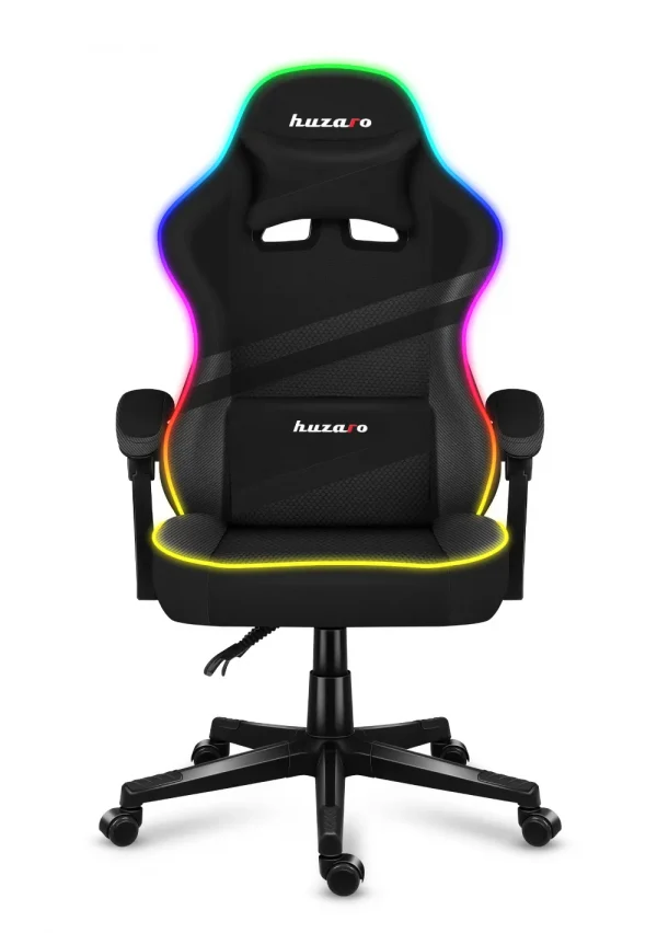Геймерське Ігрове крісло Huzaro FORCE 4.4 RGB Black Mesh - Зображення 2