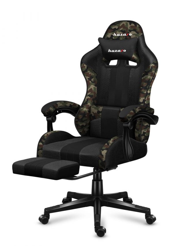 Ігрове Крісло Huzaro Force 4.7 Camo Mesh із Дихаючою Сіткою та Камуфляжним Дизайном - Зображення 5