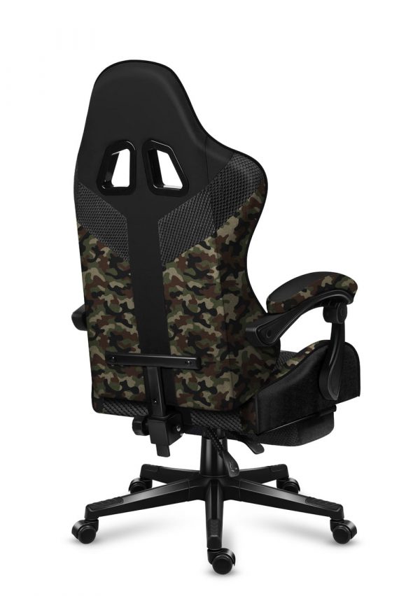 Ігрове Крісло Huzaro Force 4.7 Camo Mesh із Дихаючою Сіткою та Камуфляжним Дизайном - Зображення 6