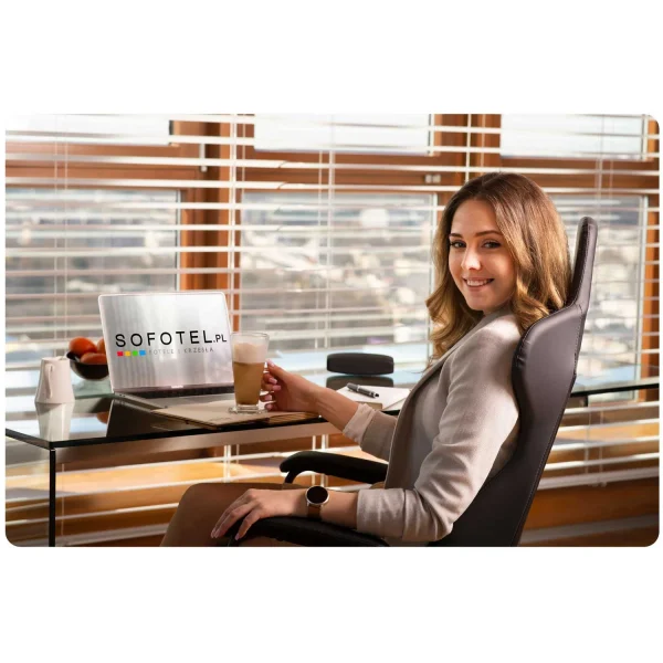 Офісне крісло Sofotel Werona 2581 чорне - Зображення 4
