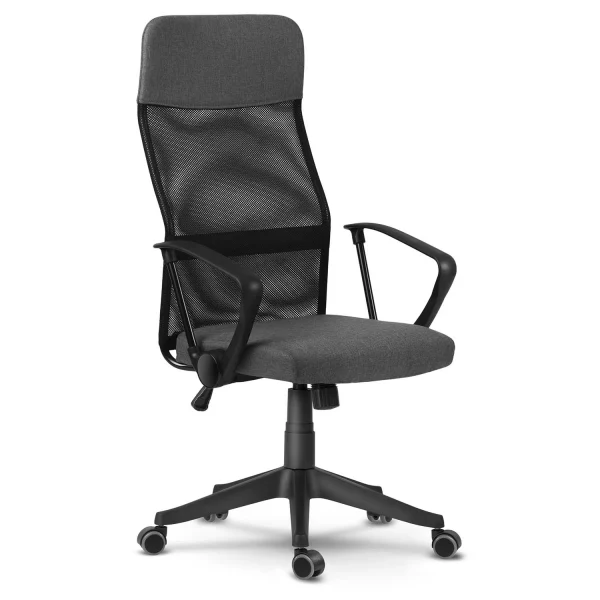 Офісне крісло з мікросітки  Sofatel Sydney micro mesh темно-сіре - Зображення 2
